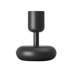 Iittala Nappula kandelaar donkergrijs, klein - 10,7 cm< Kandelaars