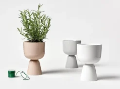 Iittala Nappula pot Ø12,5 cm h19 cm, Wit< Bloempotten