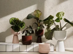 Iittala Nappula pot h32 cm Ø19 cm, Wit< Bloempotten