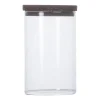 Sagaform Nature opbergpot met kurkdeksel, Transparant-donkerbruin< Dozen & Boxen