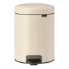 Brabantia New Icon pedaalemmer 5 liter, Soft beige< Pedaalemmers
