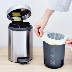 Brabantia New Icon pedaalemmer 3 liter, mat staal< Pedaalemmers