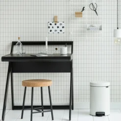 Brabantia New Icon pedaalemmer 12 liter, wit< Pedaalemmers