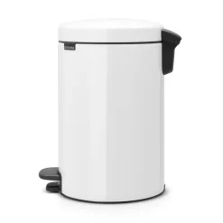 Brabantia New Icon pedaalemmer 12 liter, wit< Pedaalemmers
