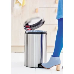 Brabantia New Icon pedaalemmer 20 liter, Matt steel fingerprint proof< Pedaalemmers