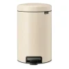 Brabantia New Icon pedaalemmer 12 liter, Soft beige< Pedaalemmers
