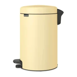 Brabantia New Icon pedaalemmer 12 liter, Mellow Yellow< Pedaalemmers