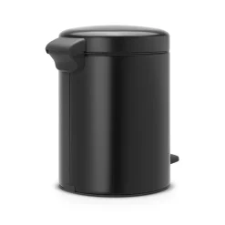 Brabantia New Icon pedaalemmer 5 liter, mat zwart< Pedaalemmers