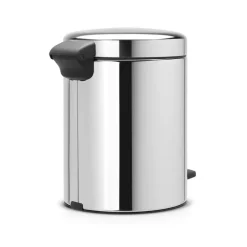Brabantia New Icon pedaalemmer 5 liter, staal - glanzend< Pedaalemmers