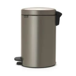 Brabantia New Icon pedaalemmer 12 liter, platina< Pedaalemmers