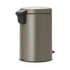 Brabantia New Icon pedaalemmer 12 liter, platina< Pedaalemmers