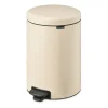 Brabantia New Icon pedaalemmer 20 liter, Soft beige< Pedaalemmers
