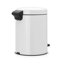 Brabantia New Icon pedaalemmer 5 liter, wit< Pedaalemmers