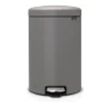 Brabantia New Icon pedaalemmer 20 liter, Mineral concrete grey< Pedaalemmers