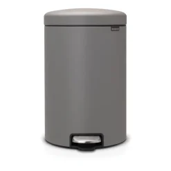 Brabantia New Icon pedaalemmer 20 liter, Mineral concrete grey< Pedaalemmers