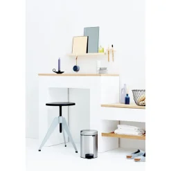 Brabantia New Icon pedaalemmer 3 liter, Matt steel fingerprint proof< Pedaalemmers