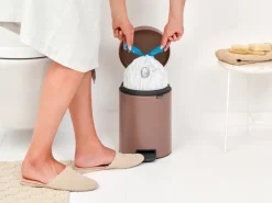 Brabantia New Icon pedaalemmer 5 liter, Satin Taupe< Pedaalemmers