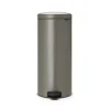 Brabantia New Icon pedaalemmer 30 liter, platinum< Pedaalemmers