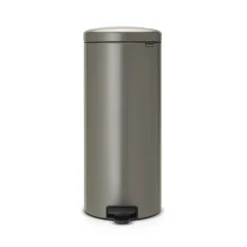 Brabantia New Icon pedaalemmer 30 liter, platinum< Pedaalemmers