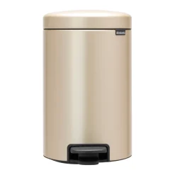 Brabantia New Icon pedaalemmer 12 liter, Metallic Gold< Pedaalemmers