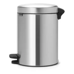 Brabantia New Icon pedaalemmer 5 liter, Matt steel fingerprint proof< Pedaalemmers