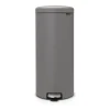 Brabantia New Icon pedaalemmer 30 liter, Mineral concrete grey< Pedaalemmers