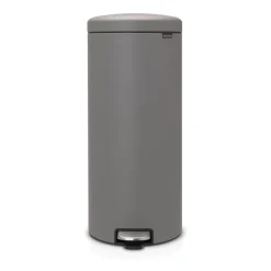 Brabantia New Icon pedaalemmer 30 liter, Mineral concrete grey< Pedaalemmers