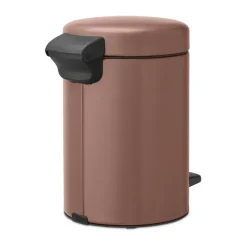 Brabantia New Icon pedaalemmer 3 liter, Satin Taupe< Pedaalemmers