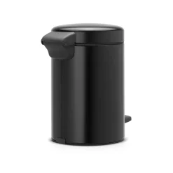Brabantia New Icon pedaalemmer 3 liter, mat zwart< Pedaalemmers