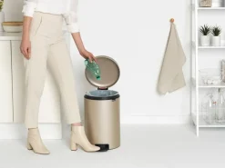 Brabantia New Icon pedaalemmer 20 liter, Metallic Gold< Pedaalemmers