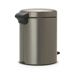 Brabantia New Icon pedaalemmer 5 liter, platina< Pedaalemmers
