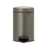 Brabantia New Icon pedaalemmer 3 liter, platina< Pedaalemmers