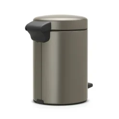 Brabantia New Icon pedaalemmer 3 liter, platina< Pedaalemmers