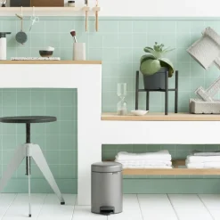 Brabantia New Icon pedaalemmer 3 liter, platina< Pedaalemmers