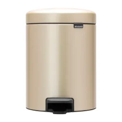Brabantia New Icon pedaalemmer 5 liter, Metallic Gold< Pedaalemmers