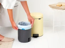 Brabantia New Icon pedaalemmer 5 liter, Mellow Yellow< Pedaalemmers