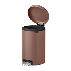 Brabantia New Icon pedaalemmer 12 liter, Satin Taupe< Pedaalemmers