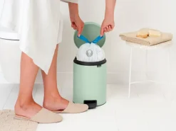 Brabantia New Icon pedaalemmer 5 liter, Jade Green< Pedaalemmers