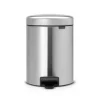 Brabantia New Icon pedaalemmer 5 liter, staal - mat< Pedaalemmers