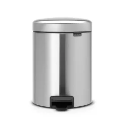 Brabantia New Icon pedaalemmer 5 liter, staal - mat< Pedaalemmers