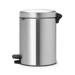 Brabantia New Icon pedaalemmer 5 liter, staal - mat< Pedaalemmers