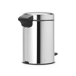 Brabantia New Icon pedaalemmer 3 liter, glanzend staal< Pedaalemmers