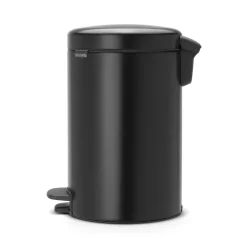 Brabantia New Icon pedaalemmer 12 liter, mat zwart< Pedaalemmers
