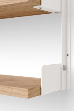 New Works Tea Shelf wandplank 46x62,5 cm, Eikenhout< Planken & Planksystemen
