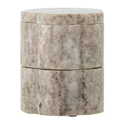 Bloomingville Nezli schaal met deksel Ø9 cm, Natuur< Decoratieve Schalen