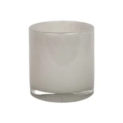 Olsson & Jensen Nilla waxinelichthouder 12 cm, Grijsbeigen< Kaarsenhouders & Kaarsenborden