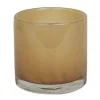 Olsson & Jensen Nilla waxinelichthouder 10 cm, Zand< Kaarsenhouders & Kaarsenborden