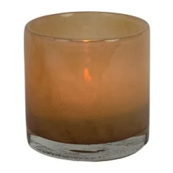 Olsson & Jensen Nilla waxinelichthouder 10 cm, Zand< Kaarsenhouders & Kaarsenborden