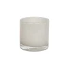 Olsson & Jensen Nilla waxinelichthouder 8 cm, Grijsbeige< Kaarsenhouders & Kaarsenborden