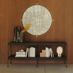 Audo Copenhagen Nimbus Spiegel, polished brass, ø110< Ronde Spiegels|Wandspiegels